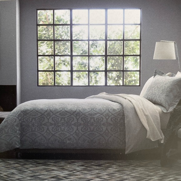 GlucksteinHome Bedding Gluckstein Home European Flannel Charlotte Bedding Collection King